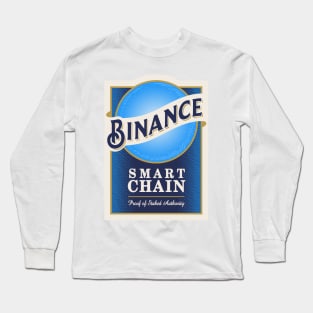 Binance Beer Label Long Sleeve T-Shirt